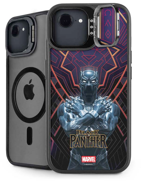 Marvel Black Panther Wakanda Salute iPhone 16e Kickstand Case