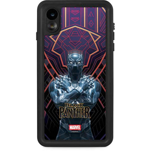 Marvel Black Panther Wakanda Salute iPhone XR Waterproof Case