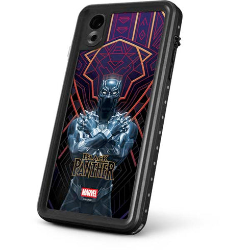 Marvel Black Panther Wakanda Salute iPhone XR Waterproof Case