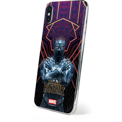 Marvel Black Panther Wakanda Salute iPhone XS Skin
