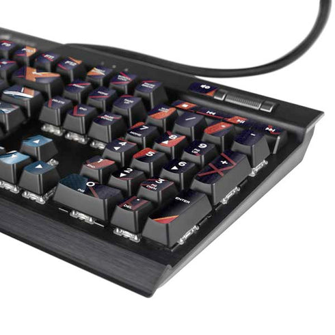 Marvel Black Panther Wakanda Salute K95 RGB PLATINUM Mechanical Gaming Keyboard Skin