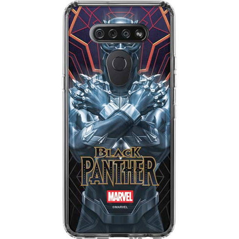 Marvel Black Panther Wakanda Salute LG K51/Q51 Clear Case