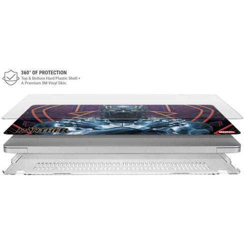 Marvel Black Panther Wakanda Salute MacBook Air 15in (2023-2025) Case plus Skin