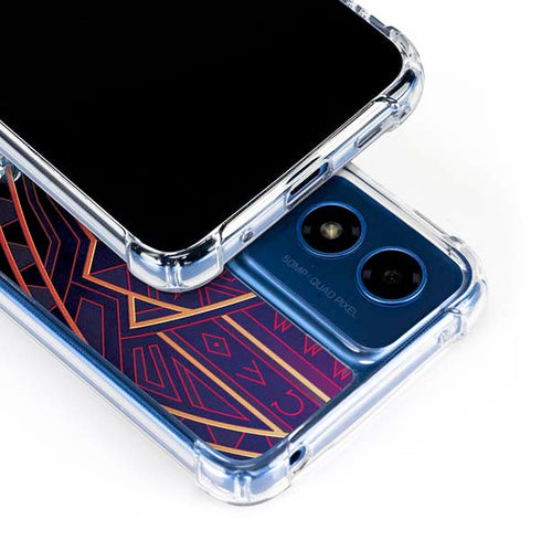 Marvel Black Panther Wakanda Salute Moto G Play 4G (2024) Clear Case