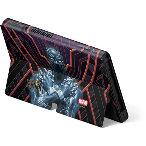 Marvel Black Panther Wakanda Salute Nintendo Switch OLED (2021) Skin