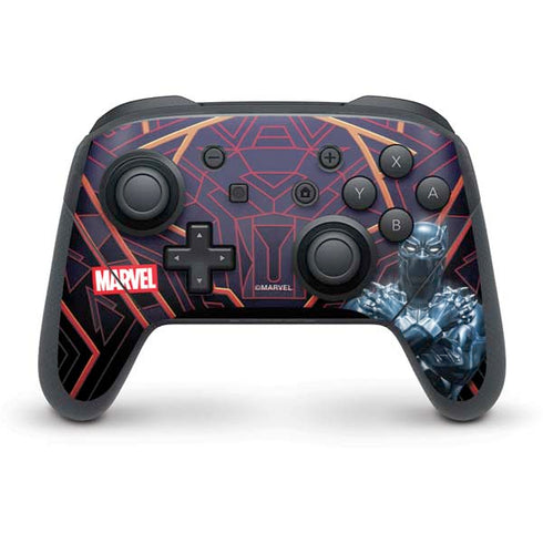 Marvel Black Panther Wakanda Salute Nintendo Switch Pro Controller Skin