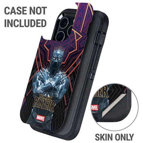 Marvel Black Panther Wakanda Salute Otterbox Defender iPhone Skin