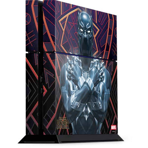 Marvel Black Panther Wakanda Salute PS4 Console Skin