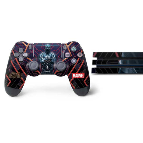 Marvel Black Panther Wakanda Salute PS4 Pro Bundle Skin
