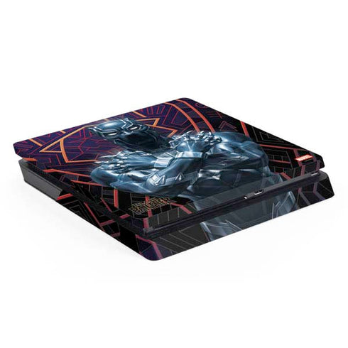 Marvel Black Panther Wakanda Salute PS4 Slim Skin
