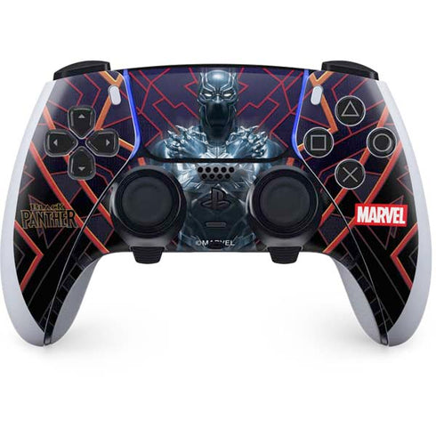 Marvel Black Panther Wakanda Salute PS5 DualSense Edge Pro Controller Skin