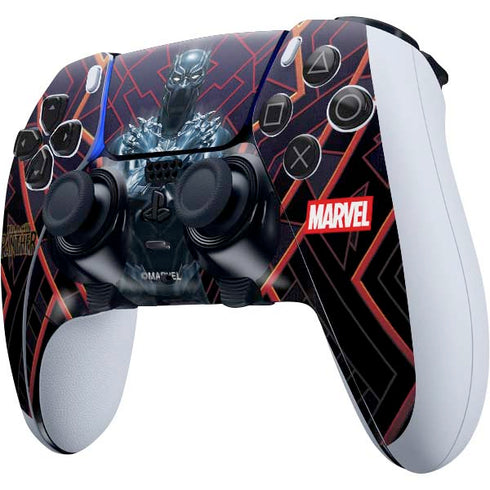 Marvel Black Panther Wakanda Salute PS5 DualSense Edge Pro Controller Skin