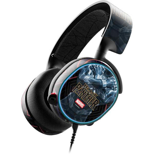 Marvel Black Panther Wakanda Salute SteelSeries Arctis 3 Skin
