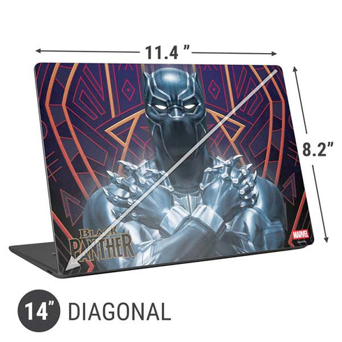 Marvel Black Panther Wakanda Salute Universal Laptop 14in (11.4 x 8.2in) Skin