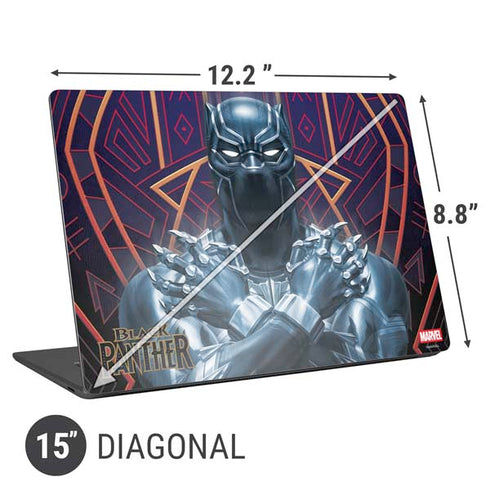Marvel Black Panther Wakanda Salute Universal Laptop 15in (12.2 x 8.8in) Skin