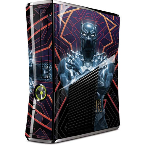 Marvel Black Panther Wakanda Salute Xbox 360 Slim (2010) Skin