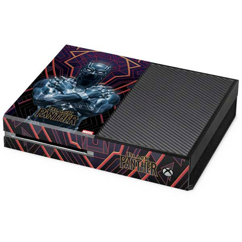 Marvel Black Panther Wakanda Salute Xbox One Console Skin
