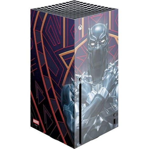 Marvel Black Panther Wakanda Salute Xbox Series X Console Skin