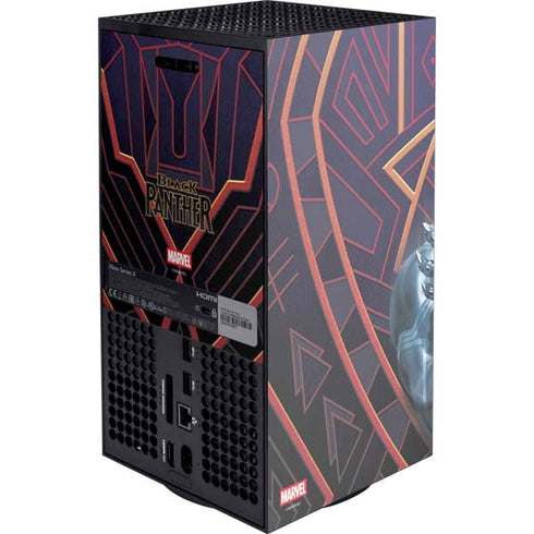 Marvel Black Panther Wakanda Salute Xbox Series X Console Skin