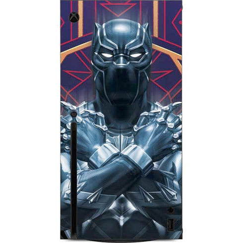 Marvel Black Panther Wakanda Salute Xbox Series X Console Skin