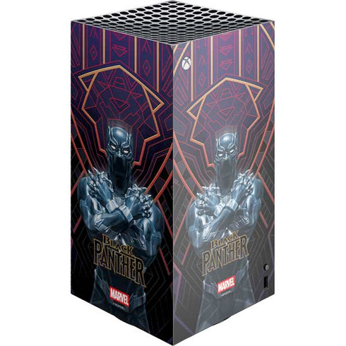 Marvel Black Panther Wakanda Salute XBox Series X Digital Edition Console Skin