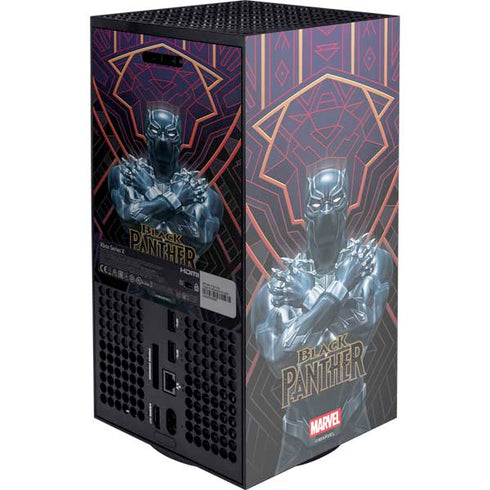 Marvel Black Panther Wakanda Salute XBox Series X Digital Edition Console Skin