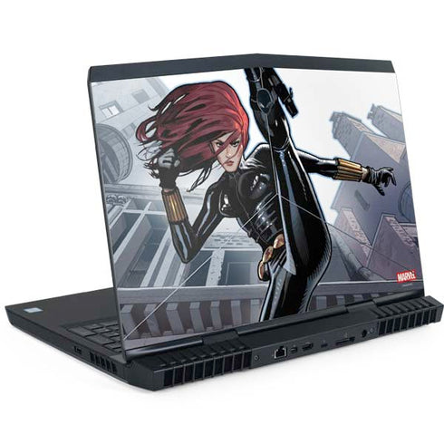 Marvel Black Widow High Kick Dell Alienware Skin