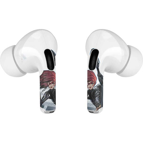 Marvel Black Widow High Kick AirPods Skins