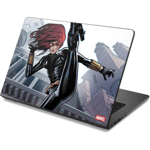 Marvel Black Widow High Kick Dell Chromebook Skin