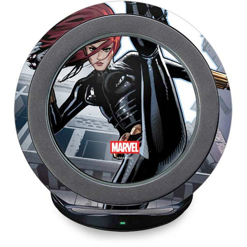 Marvel Black Widow High Kick Fast Charge Wireless Charging Stand Skin