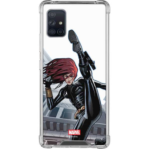 Marvel Black Widow High Kick Galaxy A51 5G Clear Case