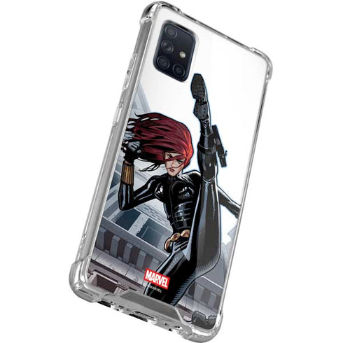 Marvel Black Widow High Kick Galaxy A51 5G Clear Case