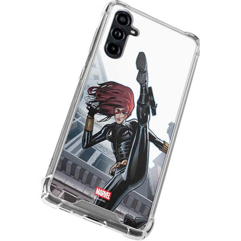 Marvel Black Widow High Kick Galaxy A54 5G Clear Case