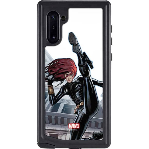 Marvel Black Widow High Kick Galaxy Note 10 Waterproof Case