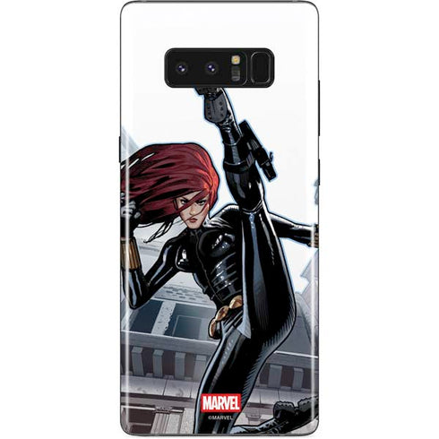 Marvel Black Widow High Kick Galaxy Note 8 Skin