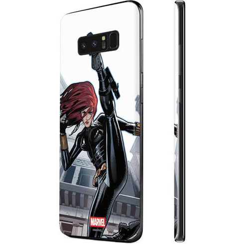 Marvel Black Widow High Kick Galaxy Note 8 Skin