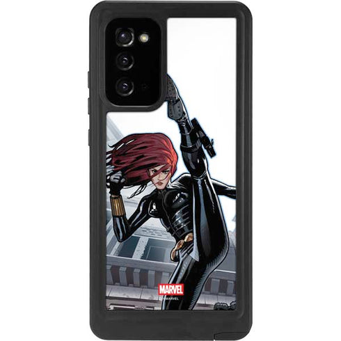Marvel Black Widow High Kick Galaxy Note20 5G Waterproof Case