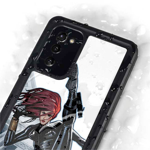 Marvel Black Widow High Kick Galaxy Note20 5G Waterproof Case