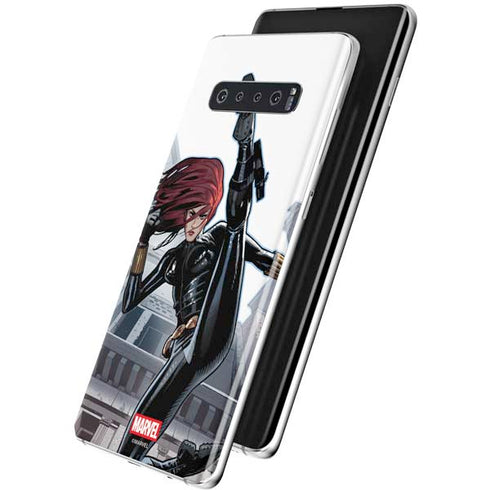 Marvel Black Widow High Kick Galaxy S10 Plus Skin