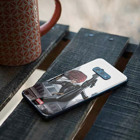 Marvel Black Widow High Kick Galaxy S10e Skin