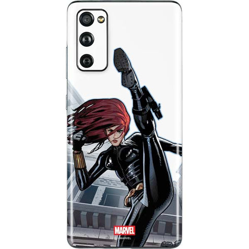 Marvel Black Widow High Kick Galaxy S20 Fan Edition Skin