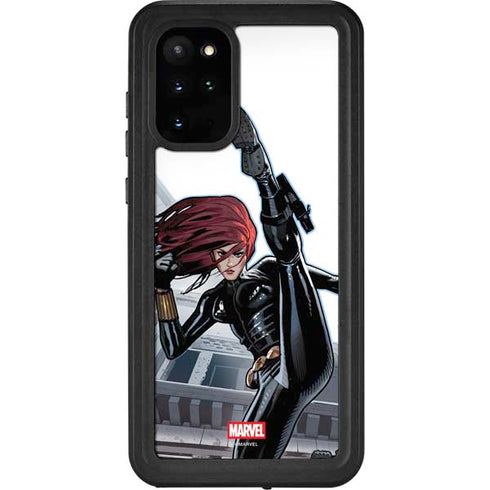 Marvel Black Widow High Kick Galaxy S20 Plus Waterproof Case