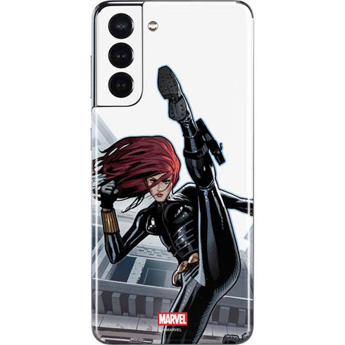Marvel Black Widow High Kick Galaxy S21 5G Skin