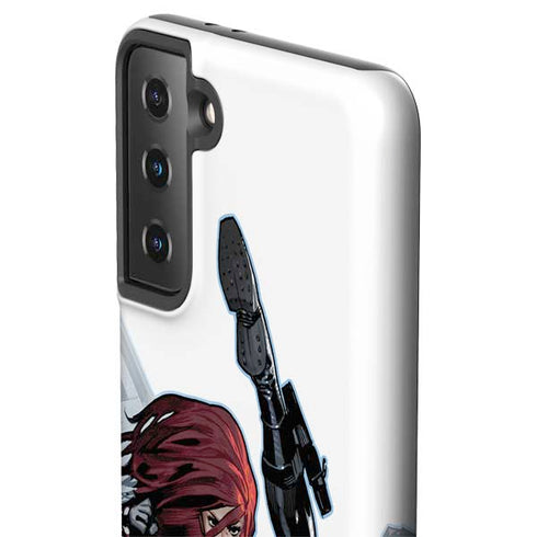 Marvel Black Widow High Kick Galaxy S21 FE Pro Case