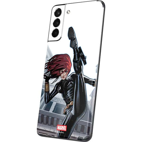 Marvel Black Widow High Kick Galaxy S21 Plus 5G Skin