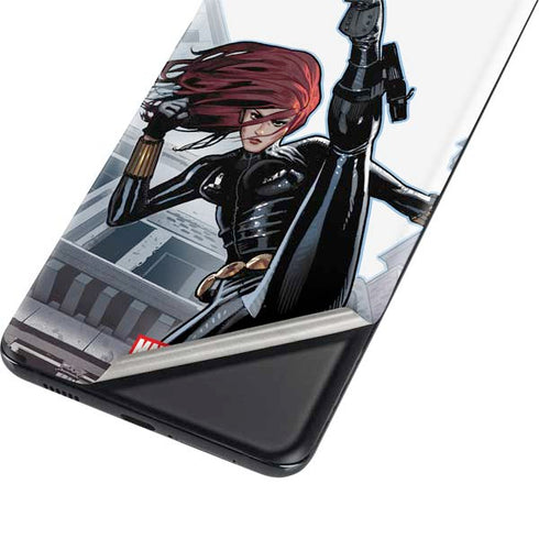 Marvel Black Widow High Kick Galaxy S21 Plus 5G Skin