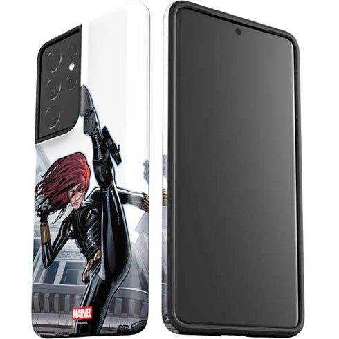 Marvel Black Widow High Kick Galaxy S21 Ultra 5G Pro Case