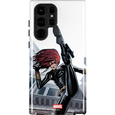 Marvel Black Widow High Kick Galaxy S22 Ultra Pro Case