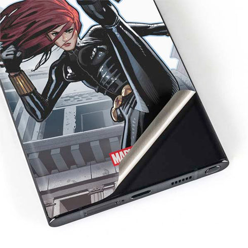Marvel Black Widow High Kick Galaxy S22 Ultra Skin