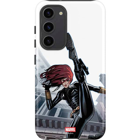 Marvel Black Widow High Kick Galaxy S23 Plus Pro Case